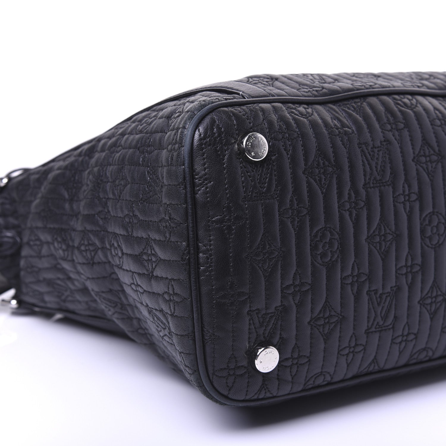 Louis Vuitton Monogram Lambskin Antheia Ixia MM Black 6 of 14