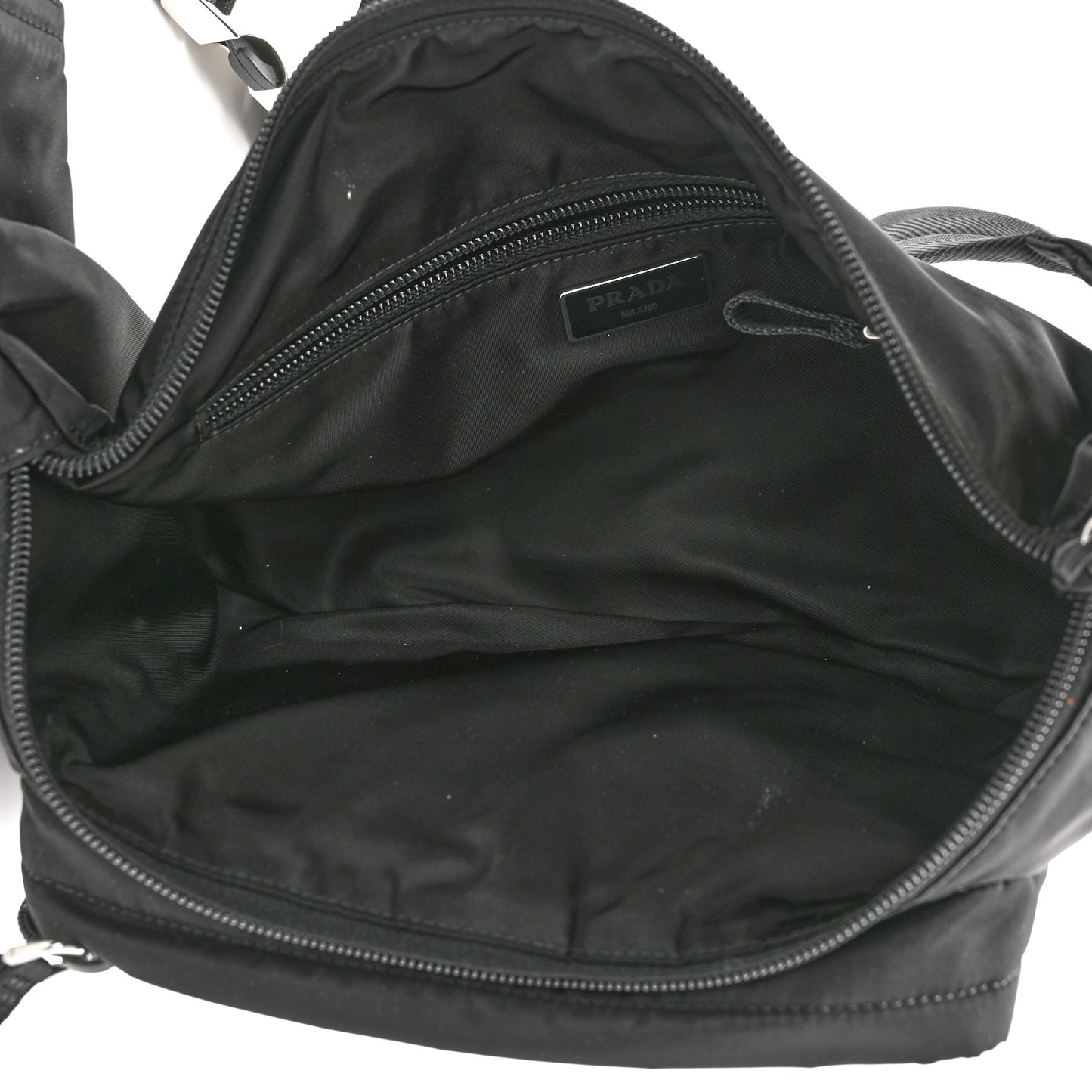 Tessuto Nylon Montagna Belt Bag Black