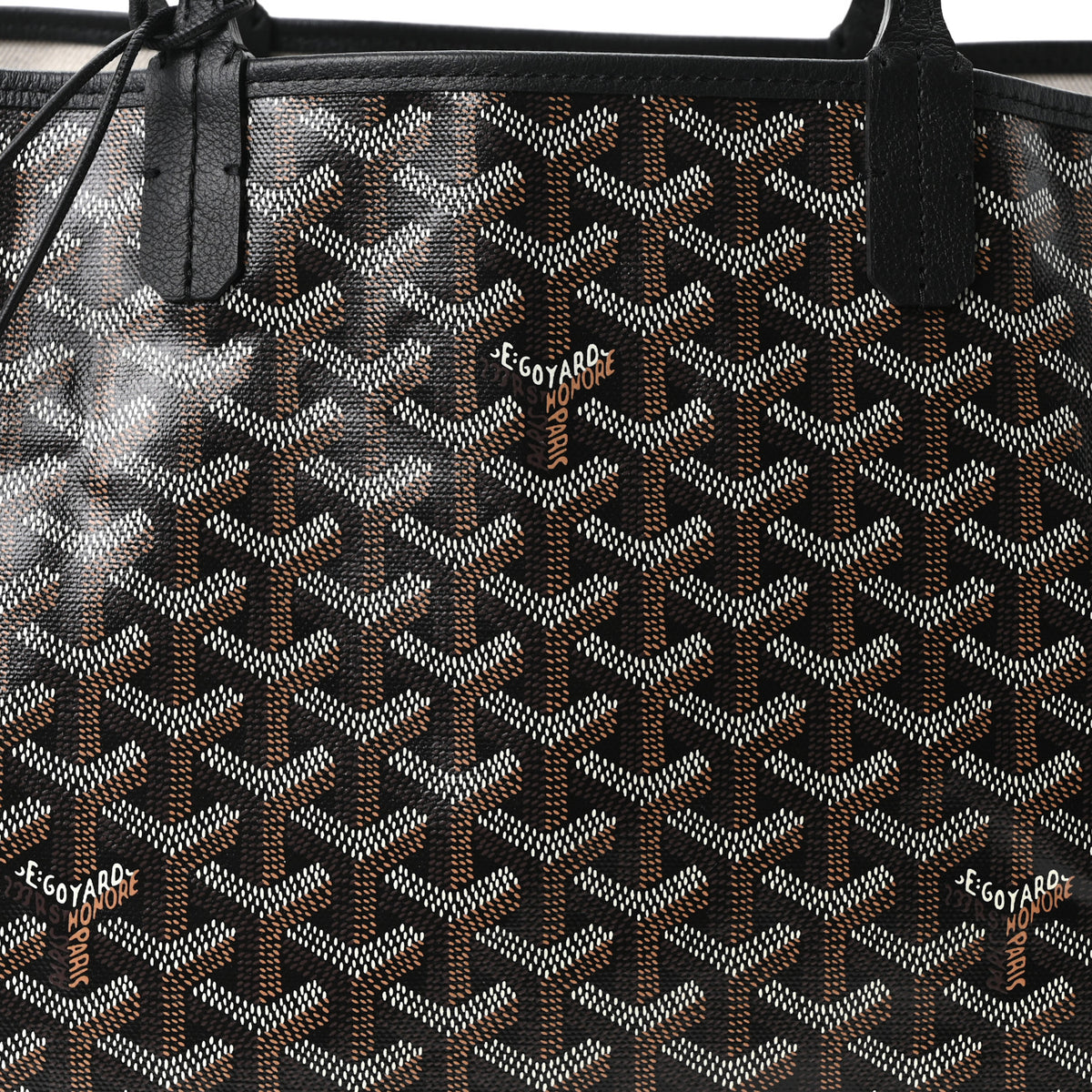 Goyard Goyardine Saint Louis PM Black 7 of 9
