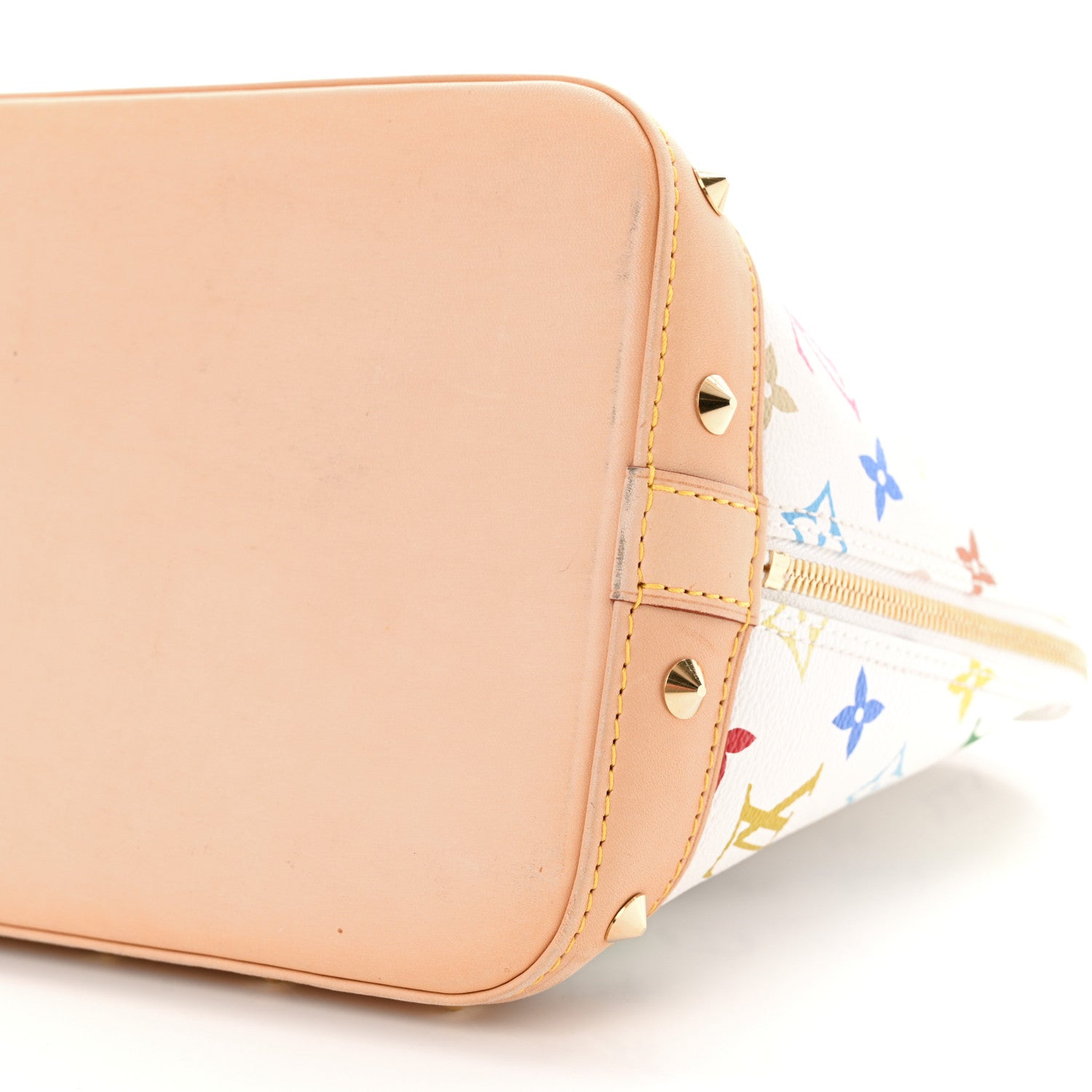 Louis Vuitton Monogram Multicolor Alma PM White 9 of 13
