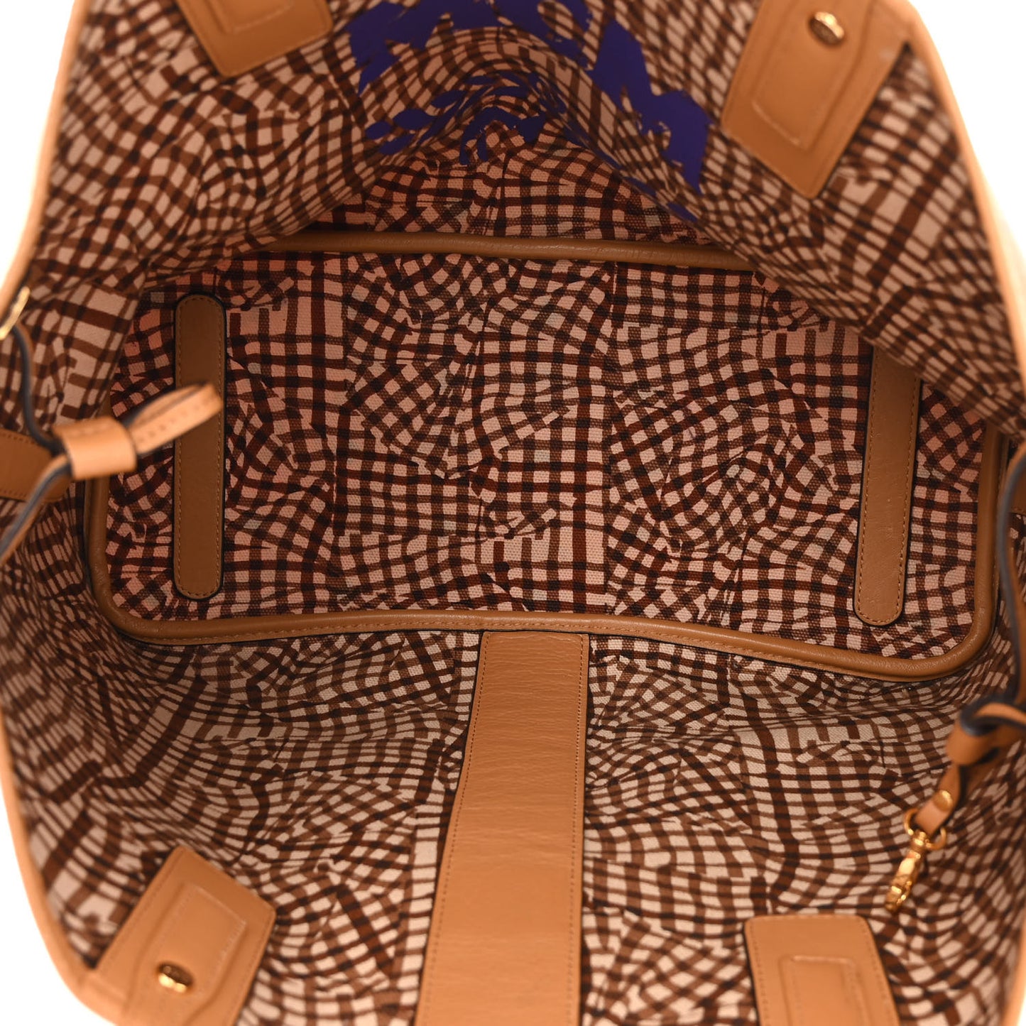 Visetos Medium Liz Reversible Shopper Tote Cognac