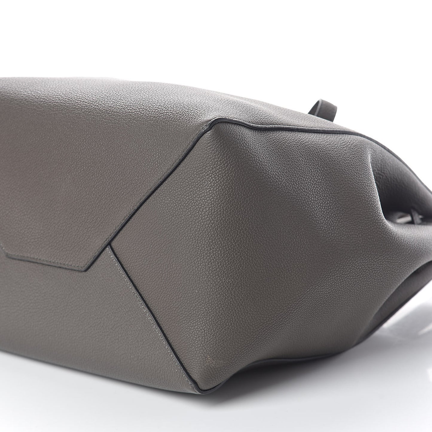 Soft Grained Calfskin Small Belt Cabas Phantom Taupe