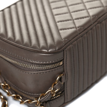 Chanel Metallic Lambskin Quilted Small Coco Boy Camera Case Gold 12 of 15