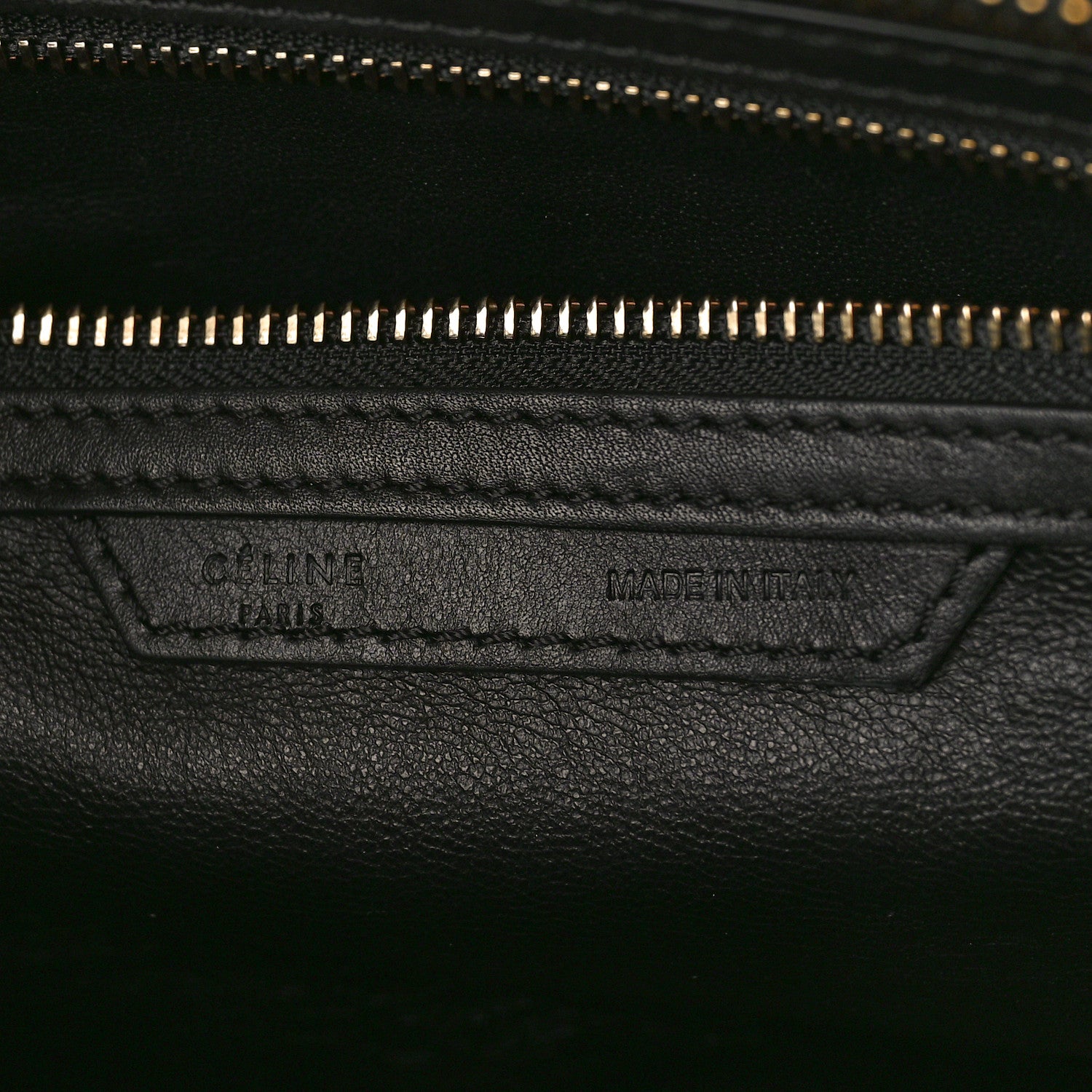Celine Smooth Calfskin Mini Luggage Black 6 of 10