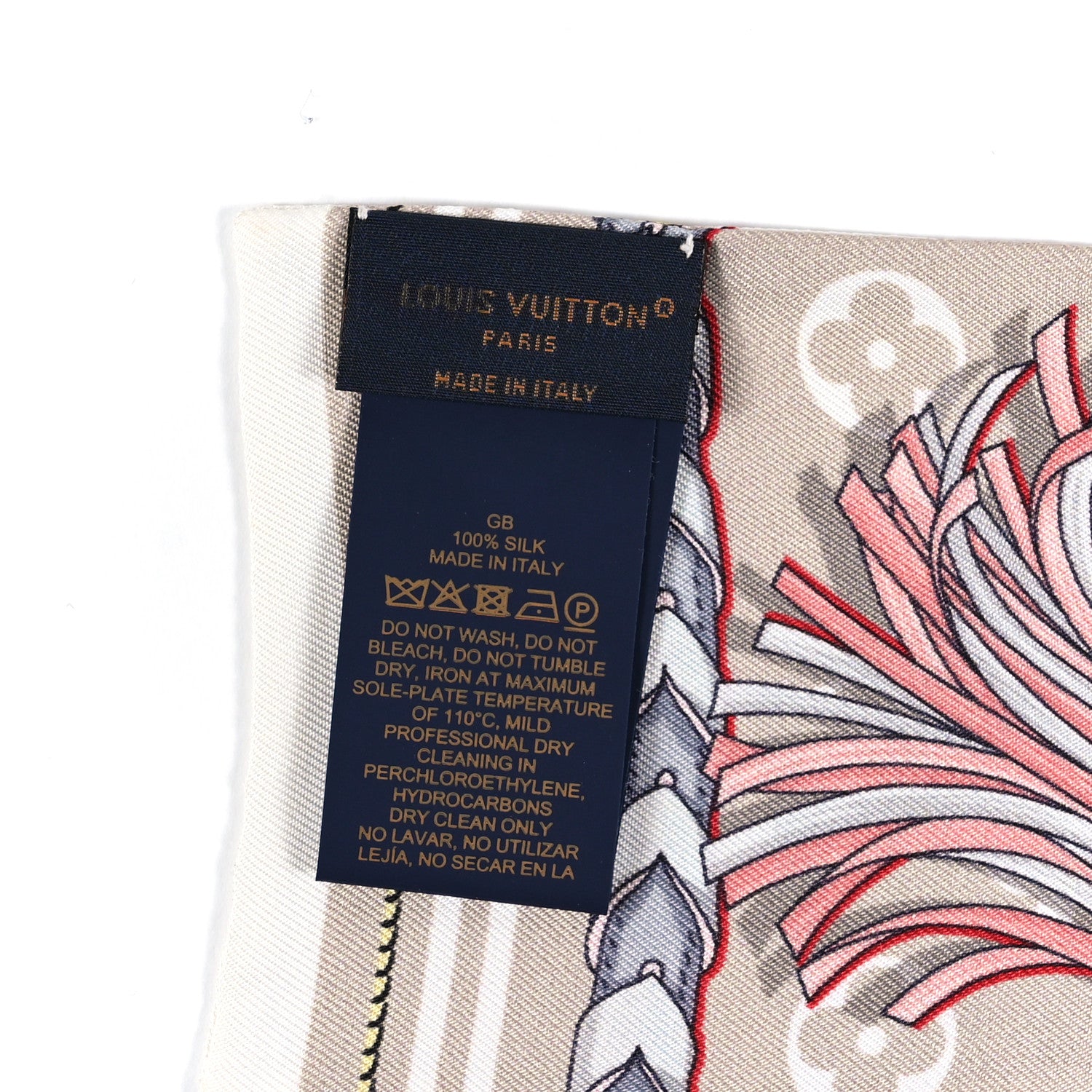 Louis Vuitton Silk Mix And Straps Bandeau Beige 3 of 4