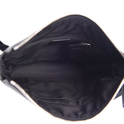 Gucci GG Supreme Monogram Web Messenger Bag Black 6 of 11