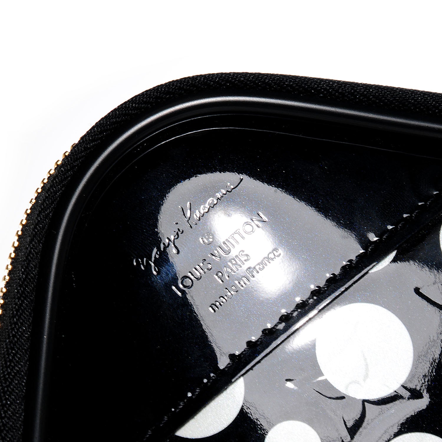 Louis Vuitton Vernis Kusama Infinity Dots Pegase Suitcase 45 Black 5 of 9