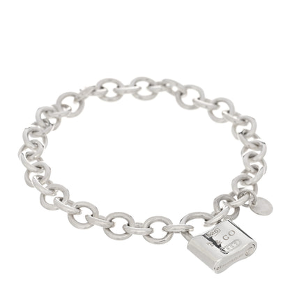 Tiffany Sterling Silver 1837 Lock Charm Bracelet 1 of 3