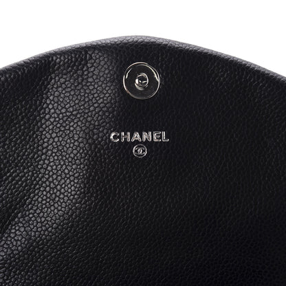Chanel Caviar Half Moon Wallet On Chain WOC Black 8 of 12