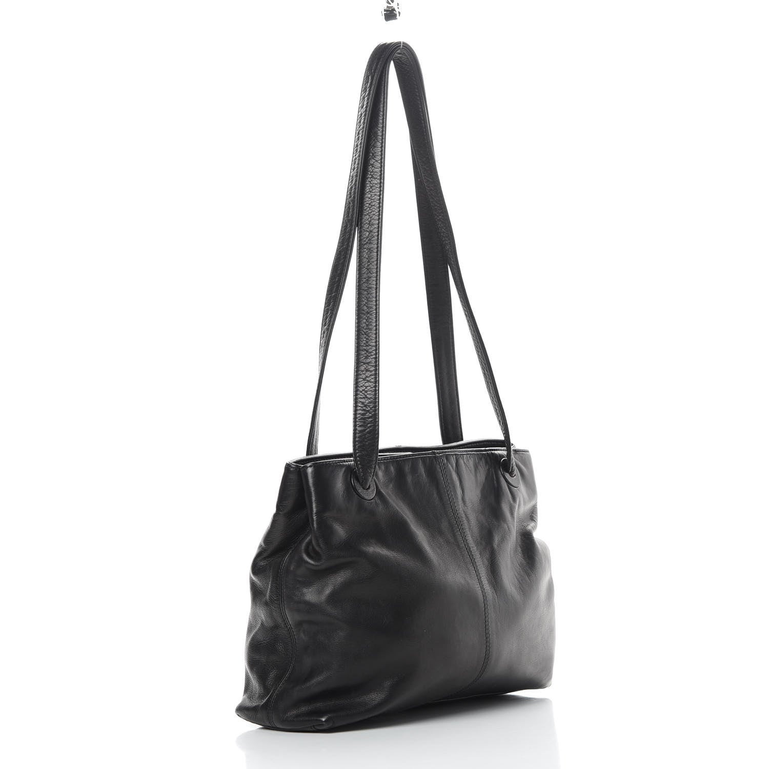Chanel Lambskin CC Tote Black 3 of 14
