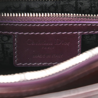 Christian Dior Patent Cannage Medium Lady Dior Purple 6 of 10