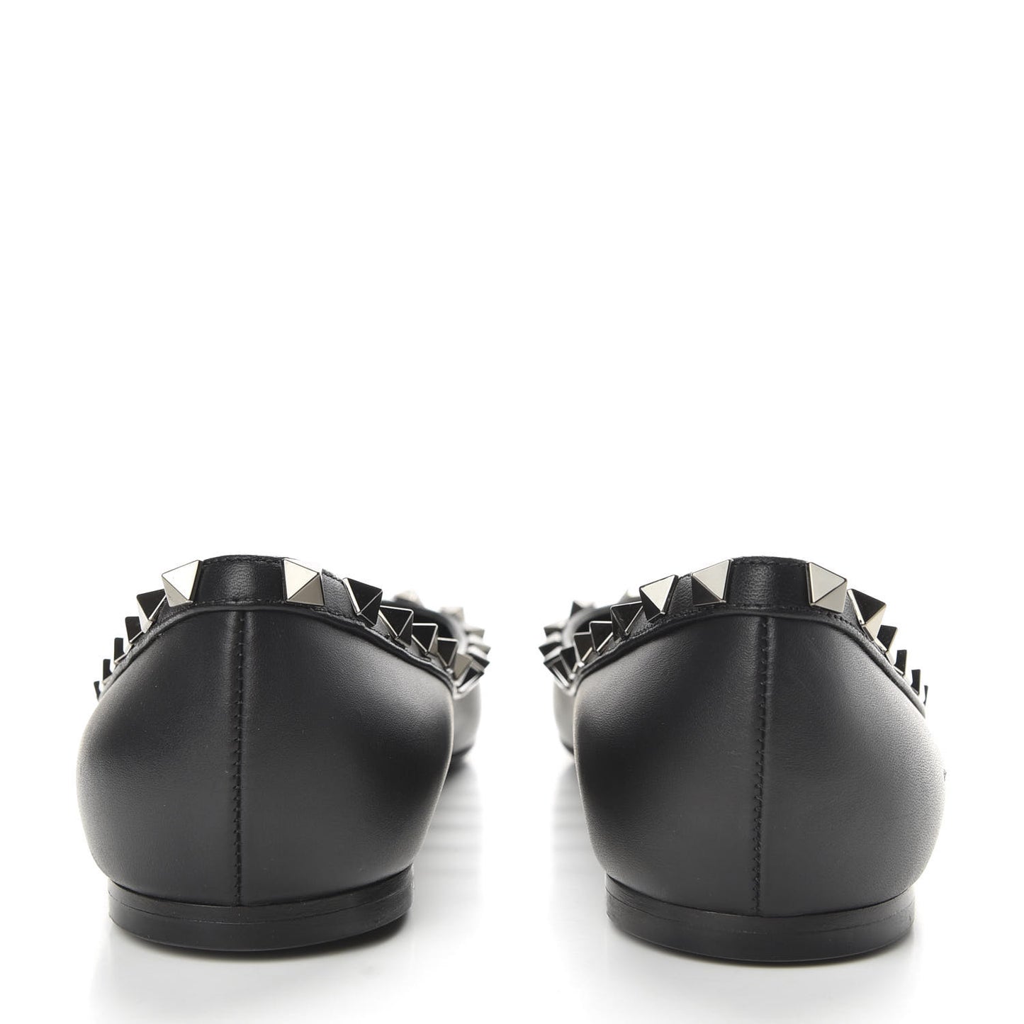 Nappa Rockstud Ballerina Flats 39.5 Black