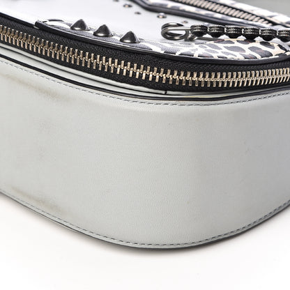 Marc Jacobs Calfskin Embellished Animal Mashup Saddle Bag Frost Multi 11 of 12
