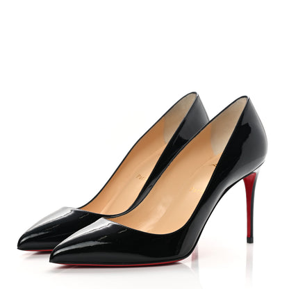Christian Louboutin Patent Pigalle Follies 85 Pumps 40.5 Black 3 of 9