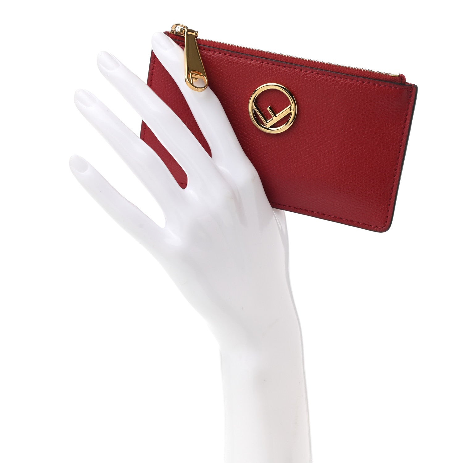 Fendi Vitello Cruise F is Fendi Zip Card Holder Fragola 2 of 9