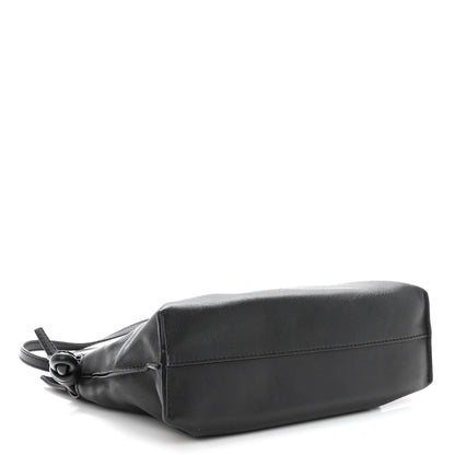Loewe Calfskin Mini Flamenco Knot Clutch Black 4 of 9