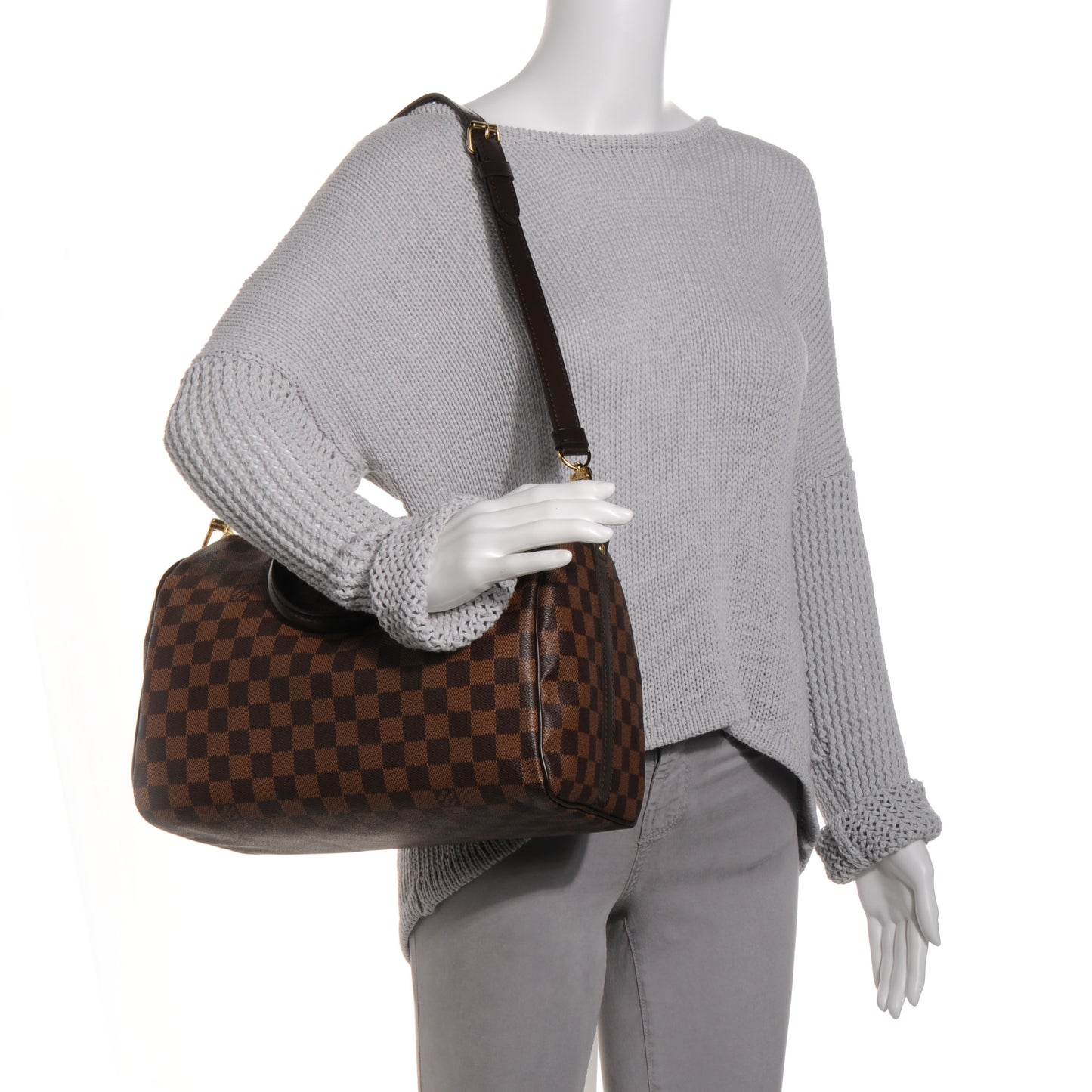 Damier Ebene Speedy Bandouliere 30