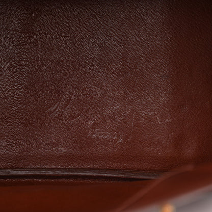 Hermes Shiny Alligator Birkin 35 Miel 12 of 14