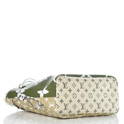 Louis Vuitton Monogram Giant Neverfull MM Kaki 5 of 10