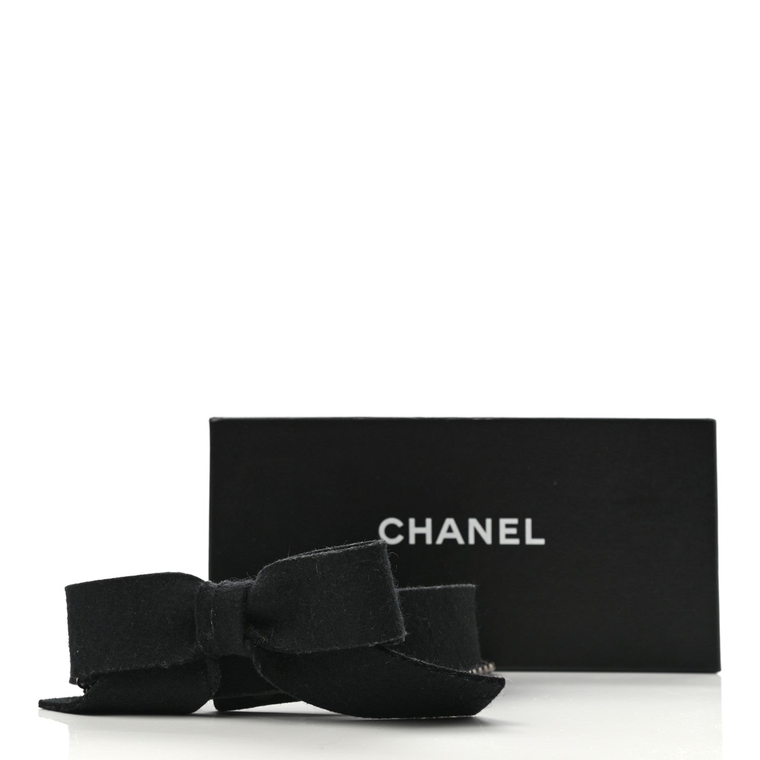 Chanel Wool Bow Chain Belt 95 38 Dark Blue 7 of 7