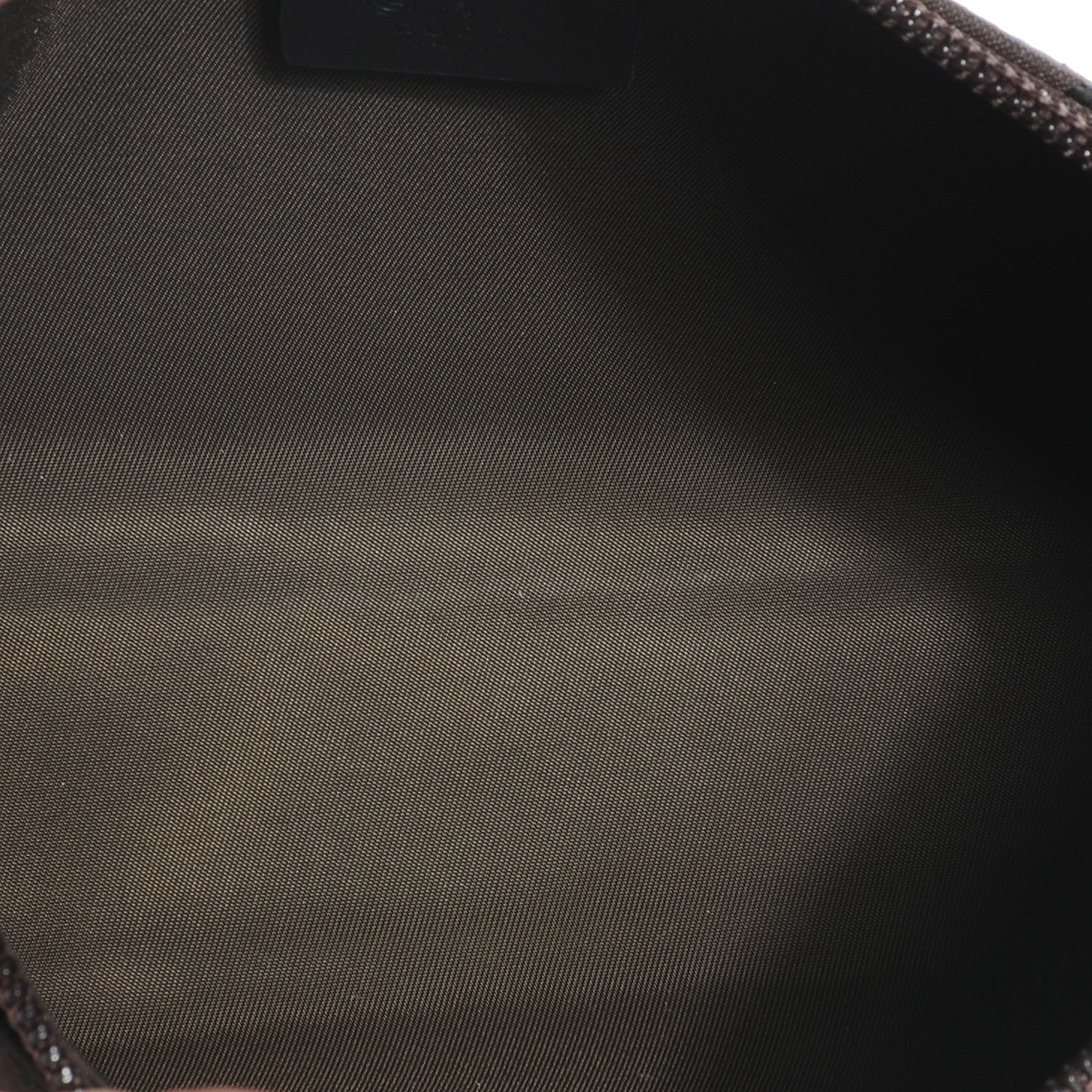 Nylon Monogram Cosmetic Pouch Brown