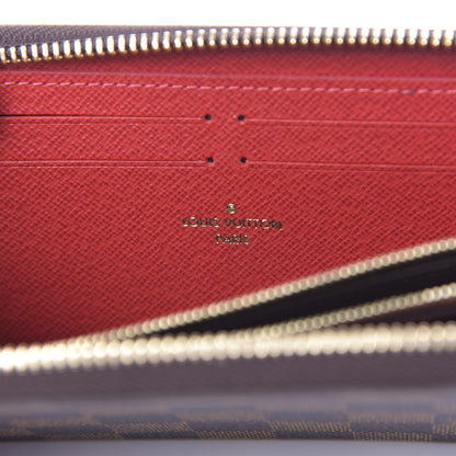 Louis Vuitton Damier Ebene Clemence Wallet Cherry 6 of 6