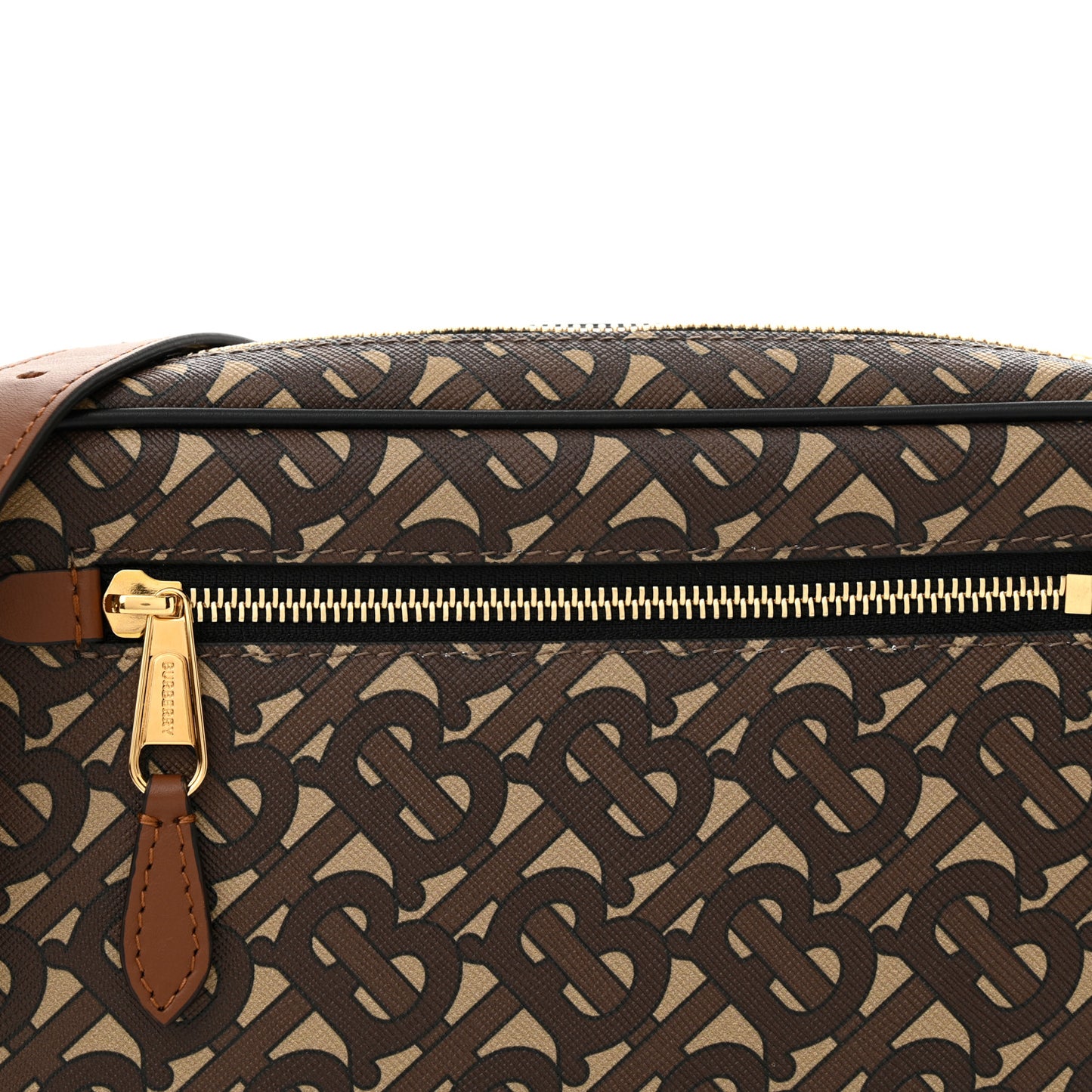 E-Canvas Monogram Camera Bag Bridle Brown