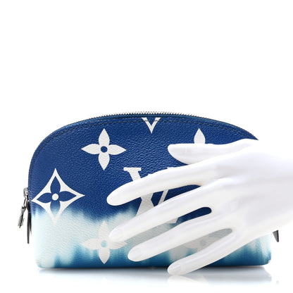 Louis Vuitton Monogram Giant Escale Cosmetic Pouch Blue 2 of 8