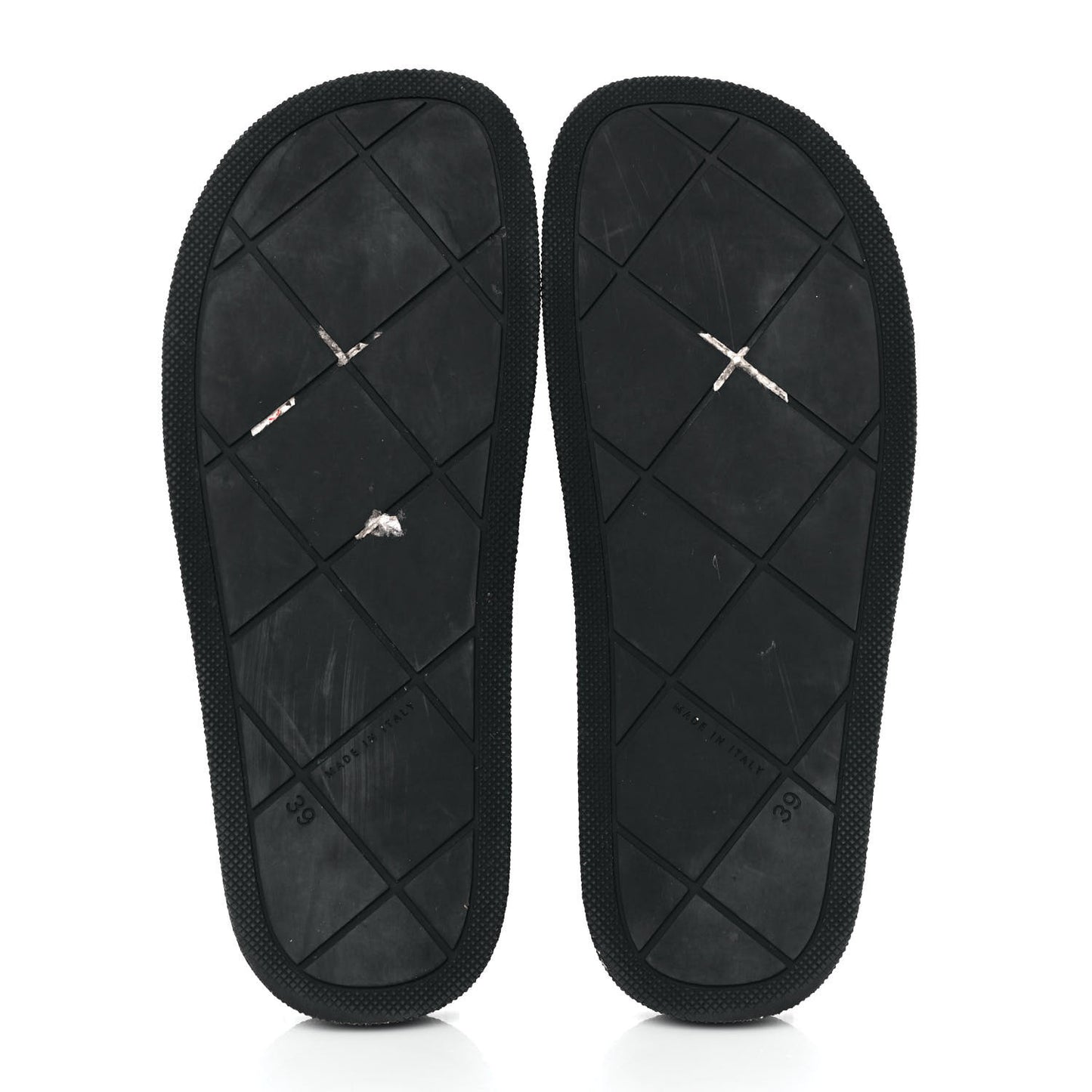 Rubber The Slider Sandals 39 Black