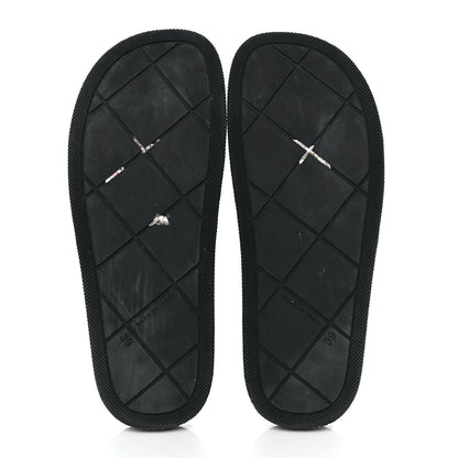 Bottega Veneta Rubber The Slider Sandals 39 Black 5 of 7