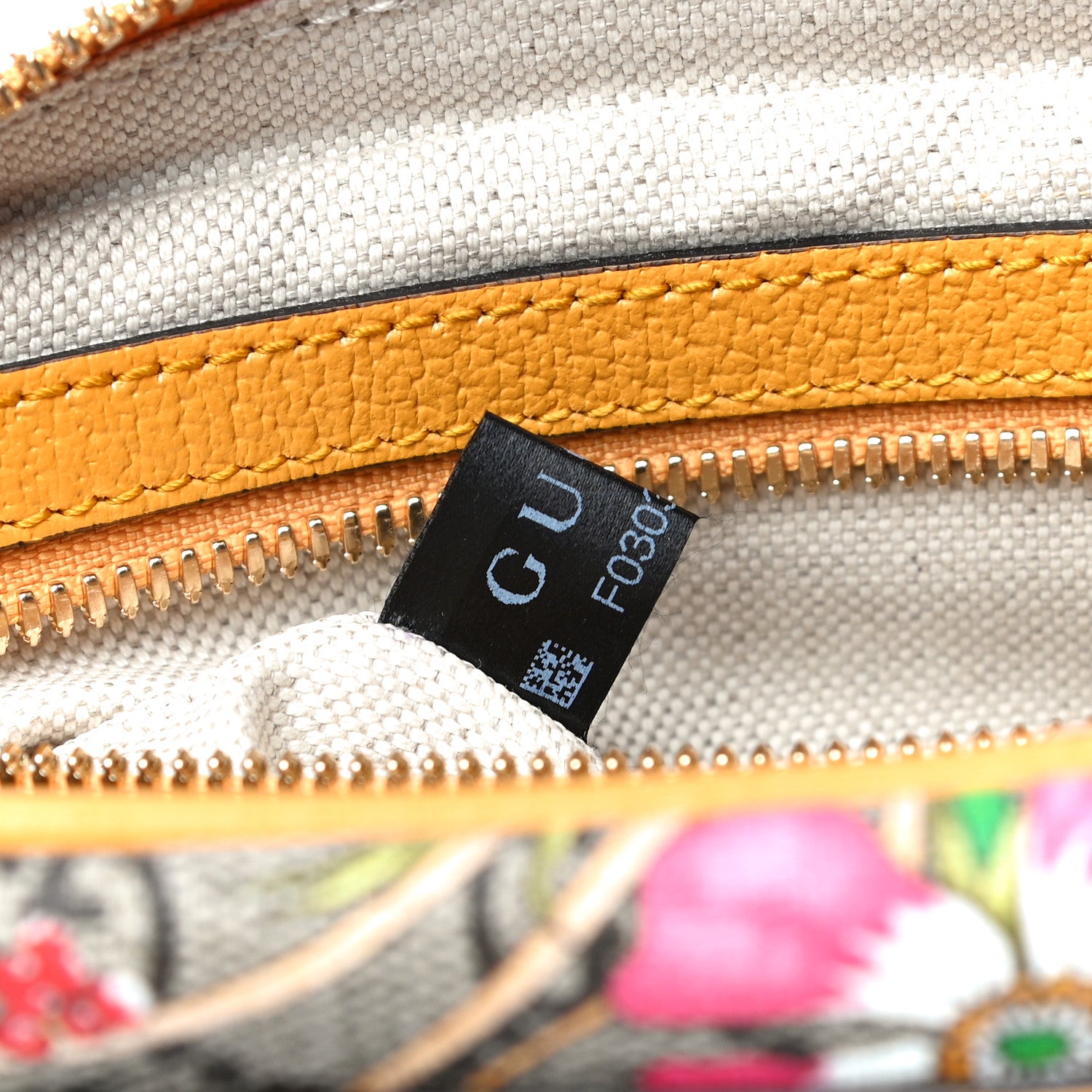 Gucci GG Supreme Monogram Flora Medium Ophidia Belt Bag Beige Multicolor Crop 8 of 11