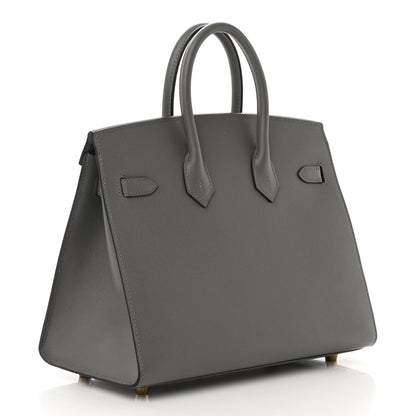 Hermes Epsom Birkin Sellier 25 Gris Meyer 3 of 13