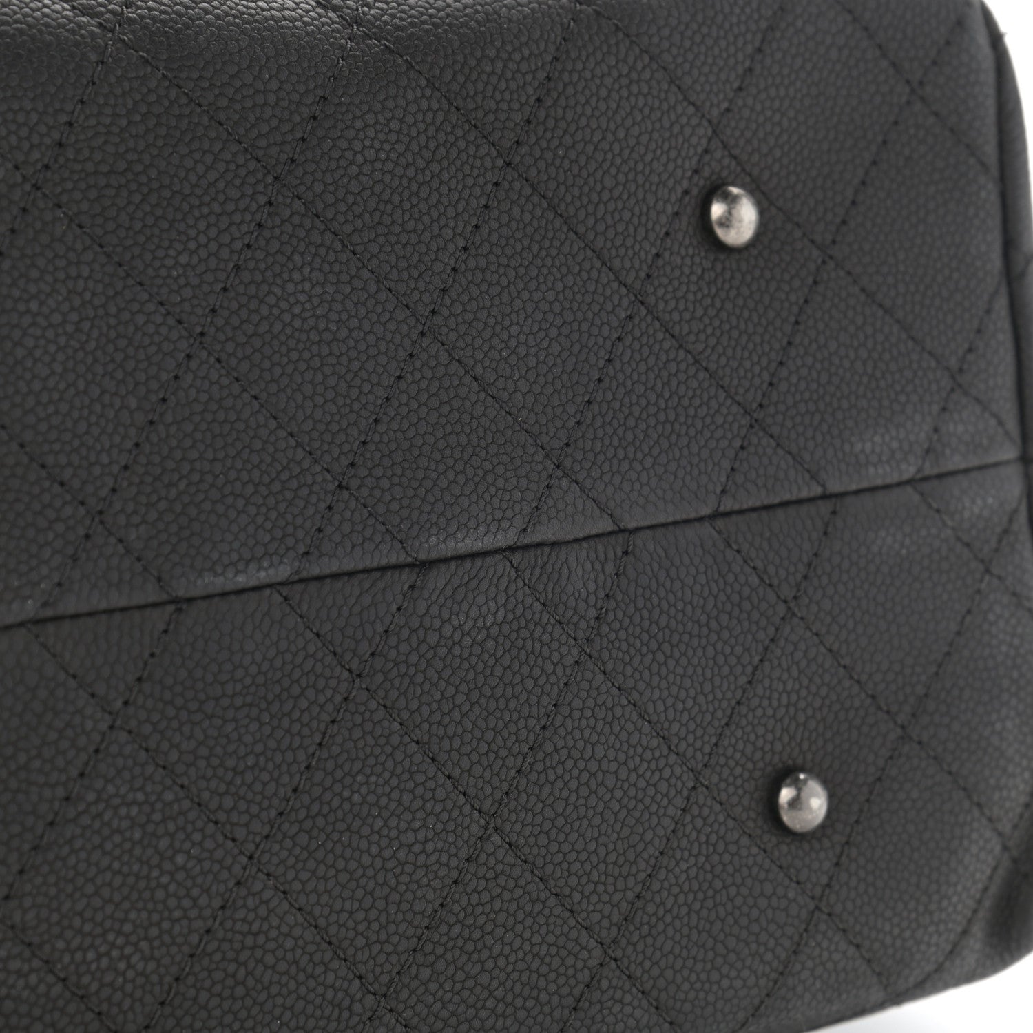 Chanel Grained Vegetal Calfskin Urban Shopping Tote Black 13 of 14