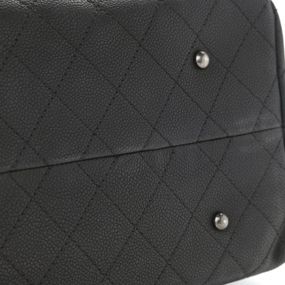 Chanel Grained Vegetal Calfskin Urban Shopping Tote Black 13 of 14
