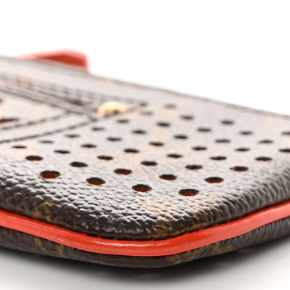 Louis Vuitton Monogram Perforated Key Pouch Orange 10 of 10
