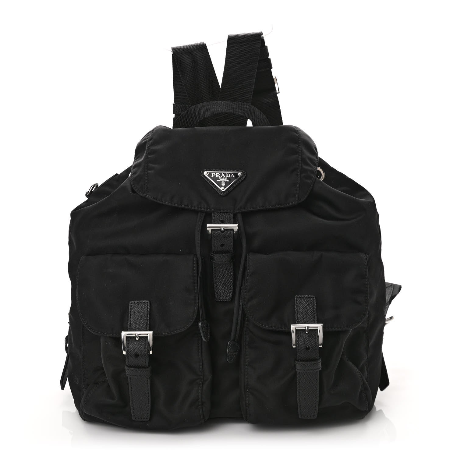 Prada Tessuto Nylon Vela Small Backpack Black 1 of 10