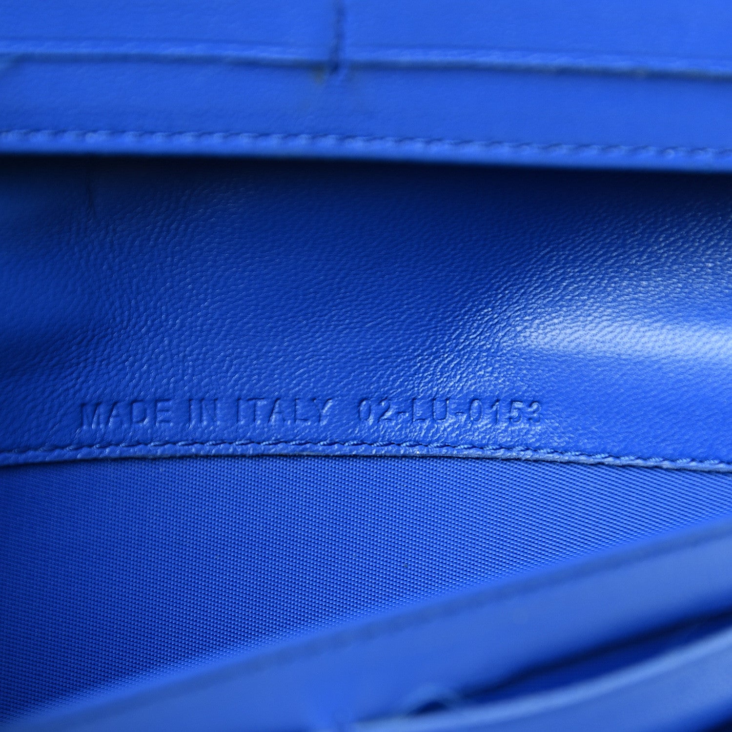 Christian Dior Lambskin Cannage Rendezvous Wallet Blue 7 of 12