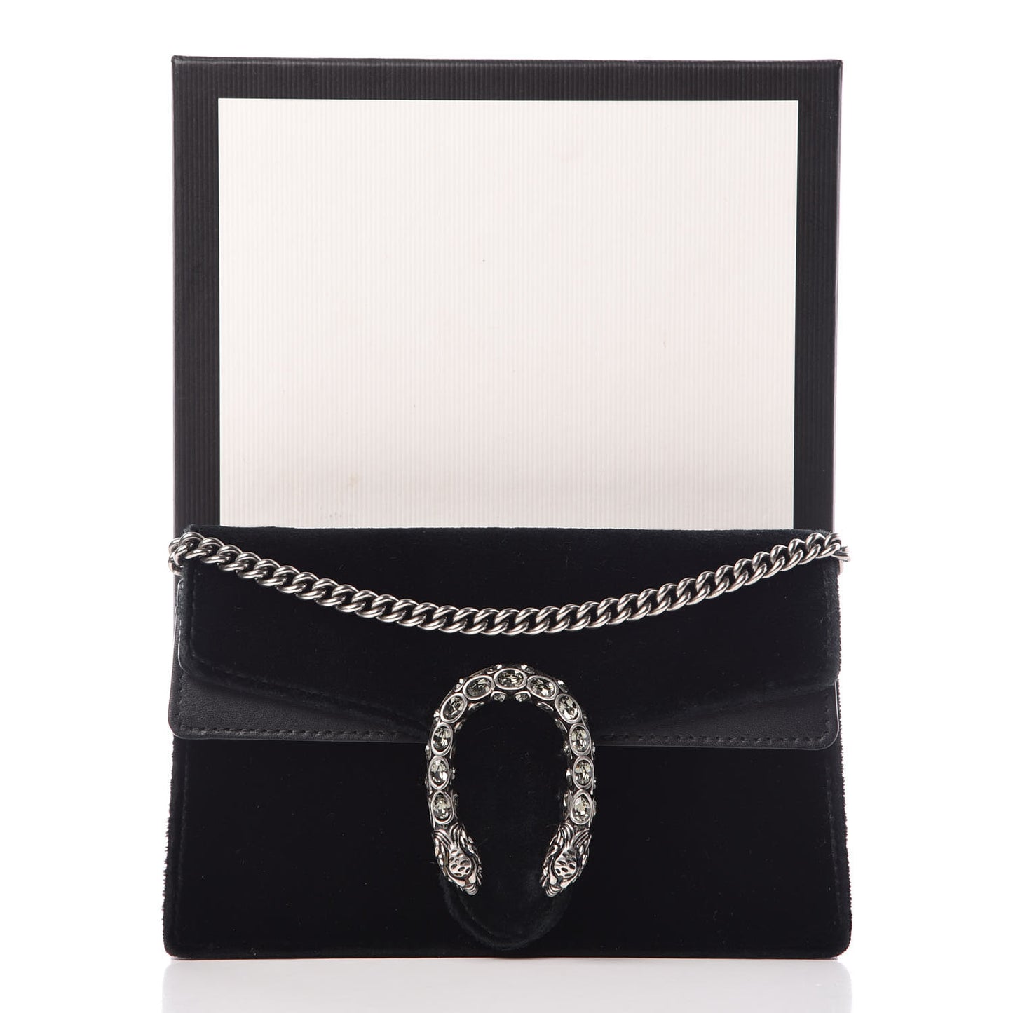 Velvet Super Mini Dionysus Shoulder Bag Black