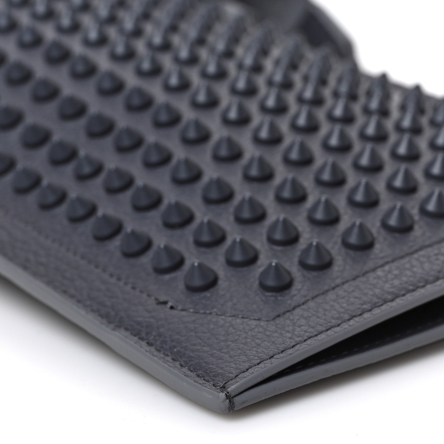 Christian Louboutin Empire Calfskin Spikes Loubilab Clutch Smoky Matte 6 of 8