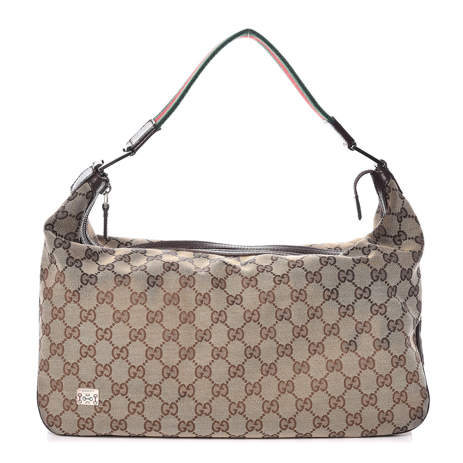 Gucci Monogram Medium Pop Hobo Dark Brown 1 of 12