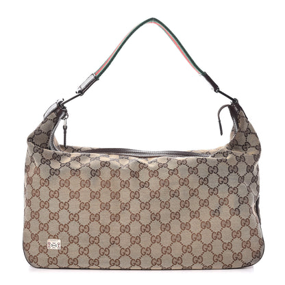 Gucci Monogram Medium Pop Hobo Dark Brown 1 of 12