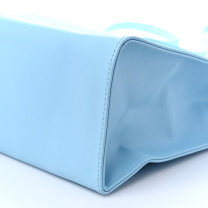 Telfar Vegan Leather Medium Shopping Bag Pool Blue 8 of 10