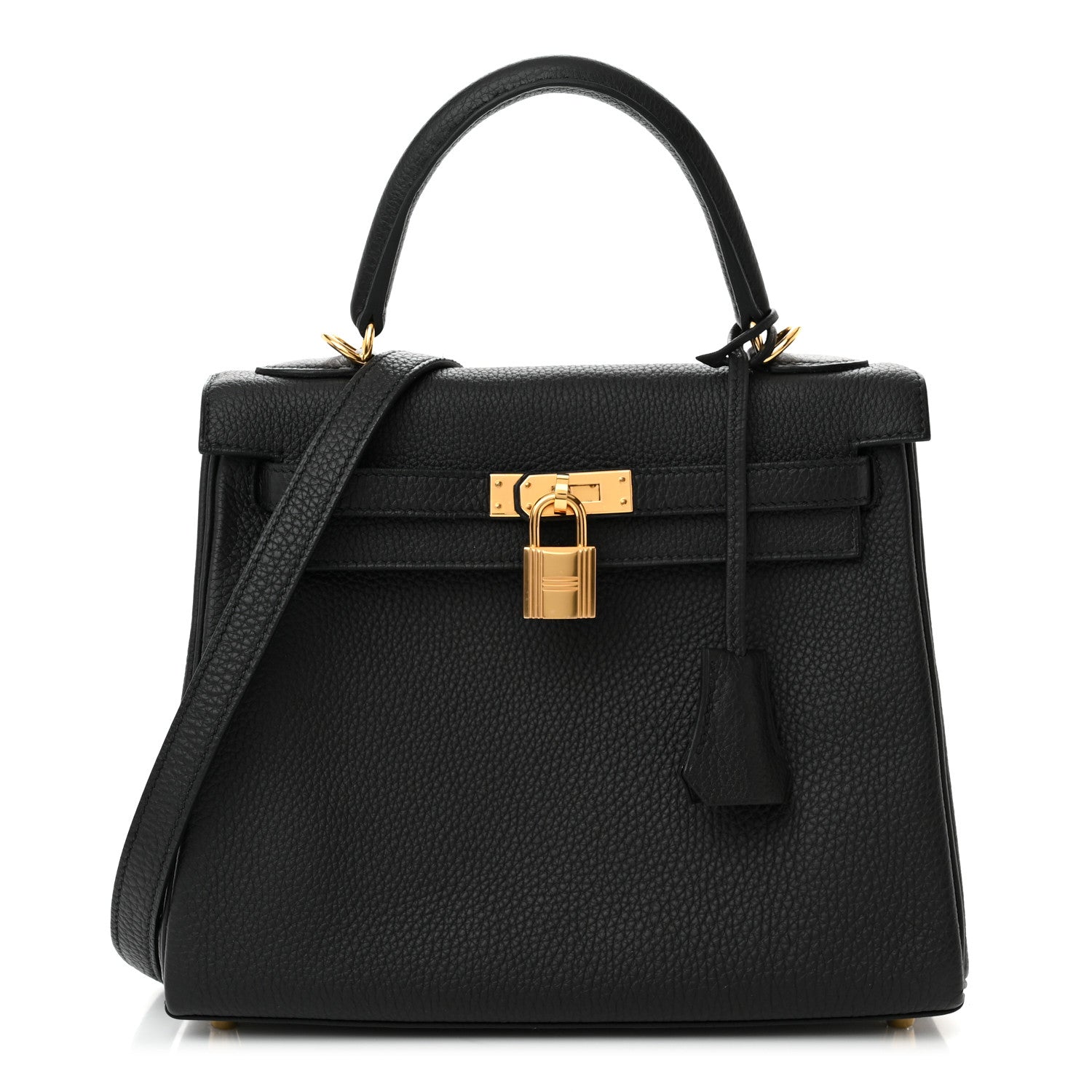Hermes Togo Kelly Retourne 25 Black 1 of 13
