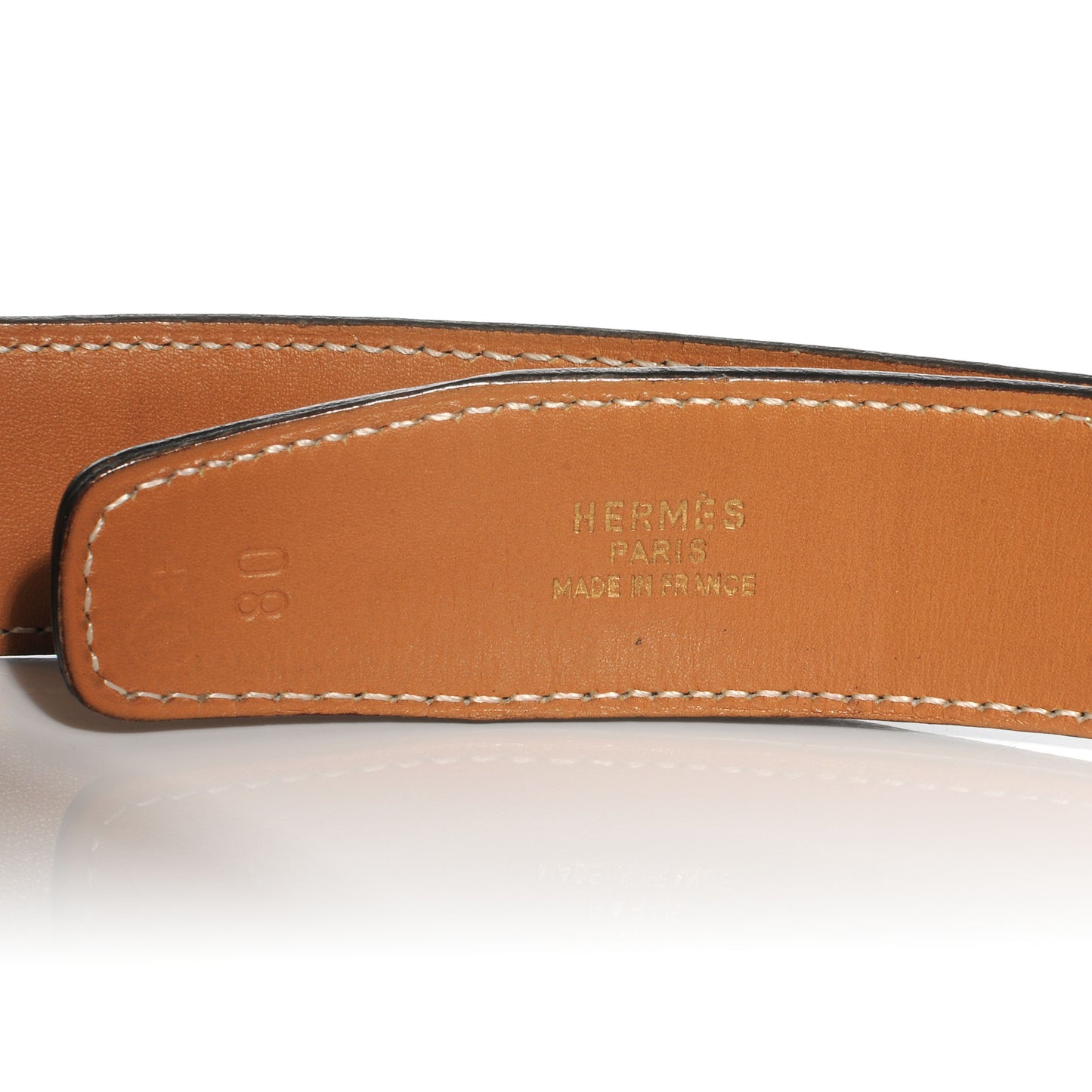 Box and Chamonix Reversible 32mm Stirrup Belt Noir Natural 80