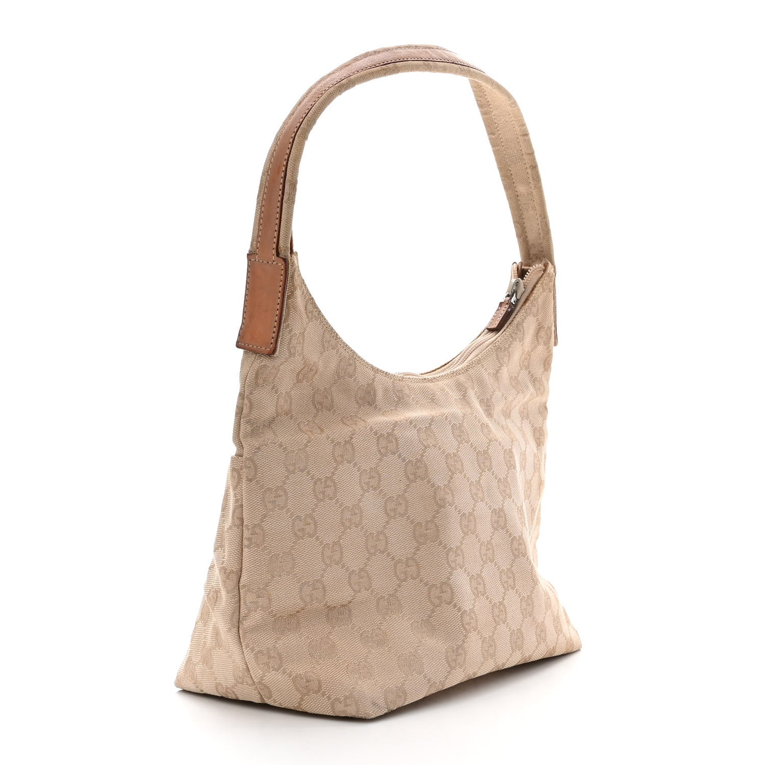 Gucci Monogram Small Hobo Beige 3 of 12