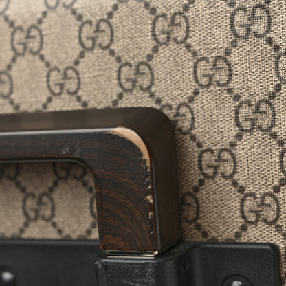 Gucci Supreme Monogram Medium Globe-Trotter Suitcase Brown 12 of 16