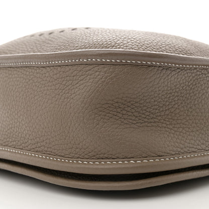 Hermes Taurillon Clemence Evelyne III PM Etoupe 9 of 11