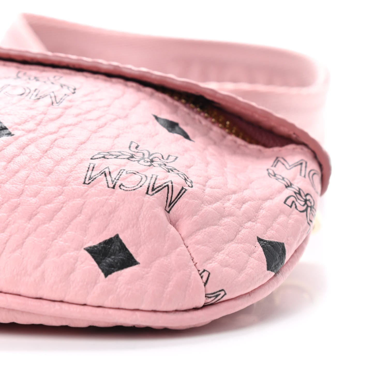 MCM Visetos Small Crossbody Belt Bag Powder Pink 7 of 10