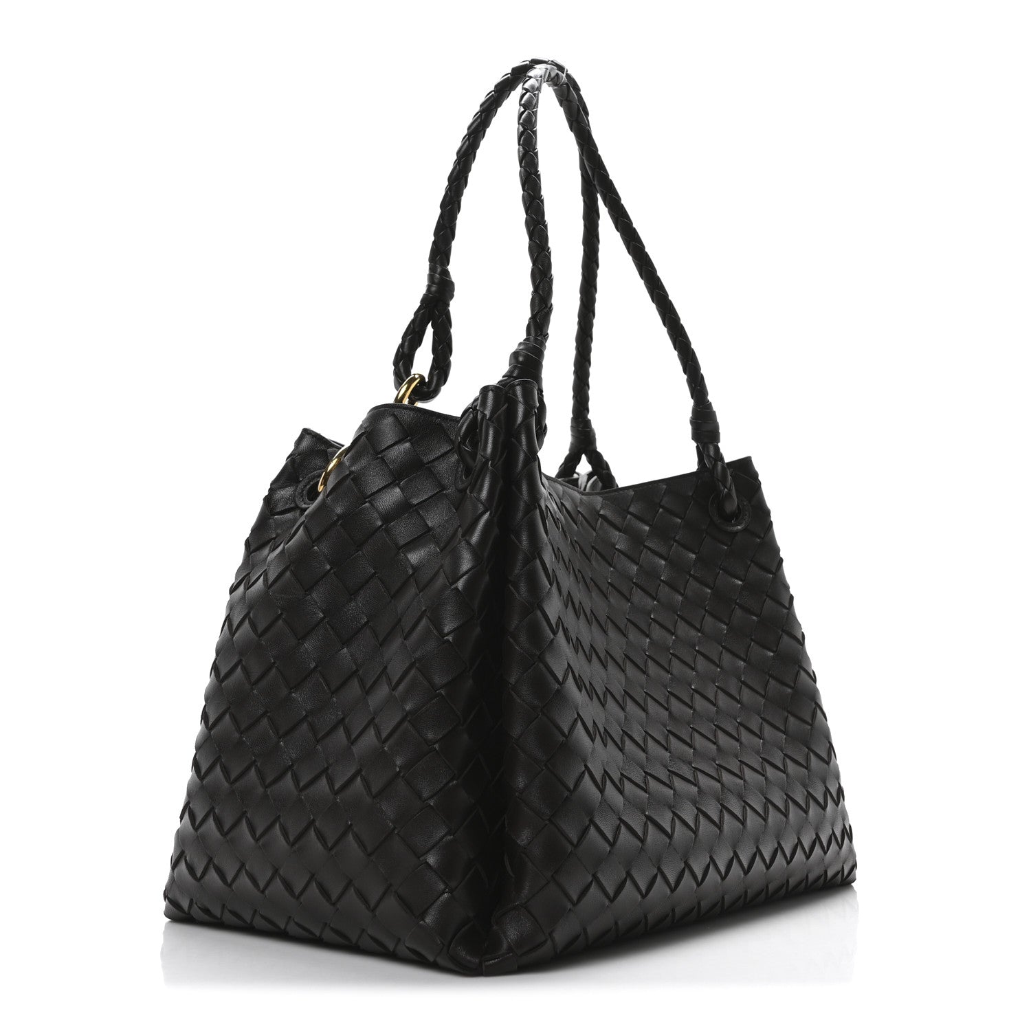 Bottega Veneta Nappa Intrecciato Large Andiamo Parachute Shoulder Bag Fondant 4 of 10
