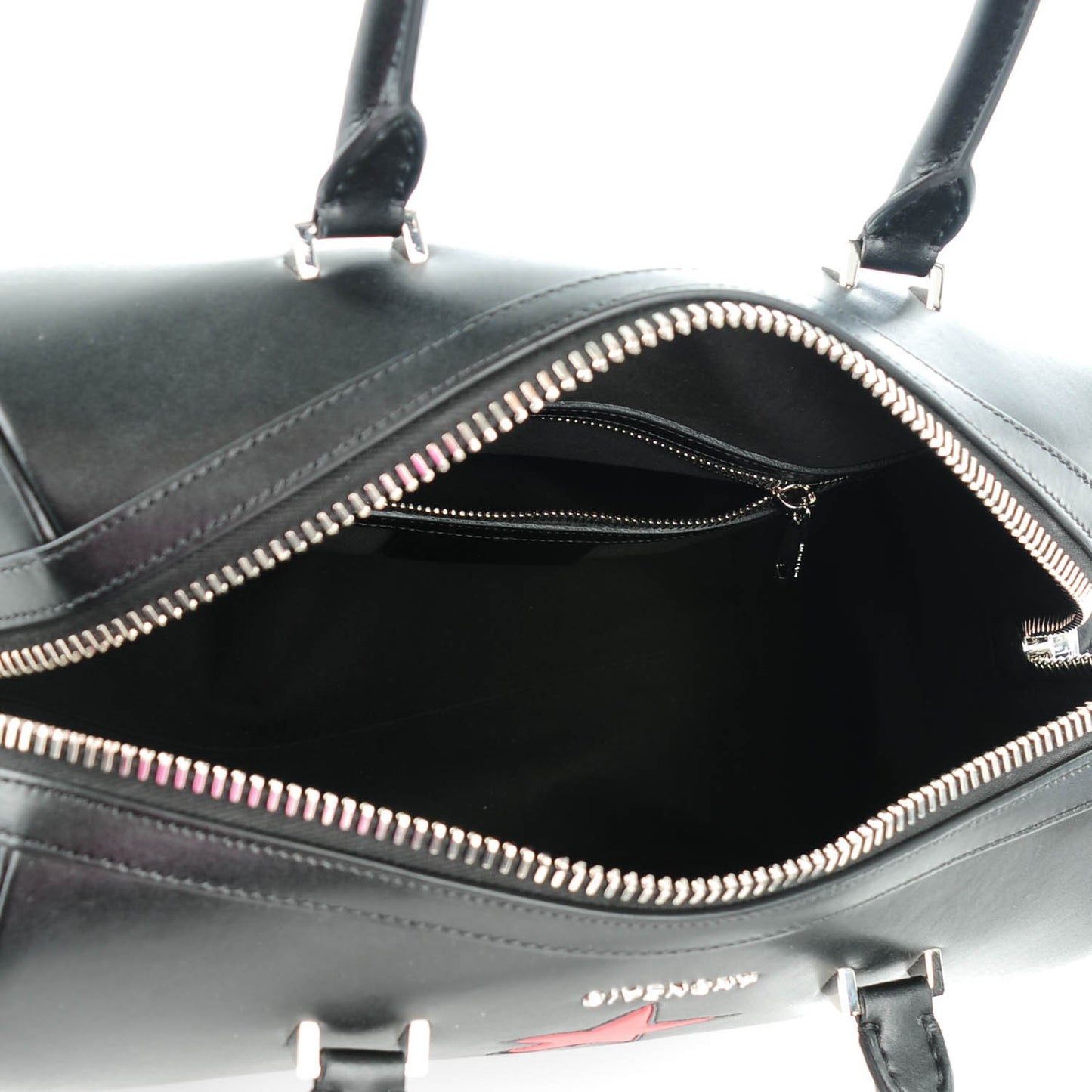 Calfskin Star Medium Lucrezia Black Red